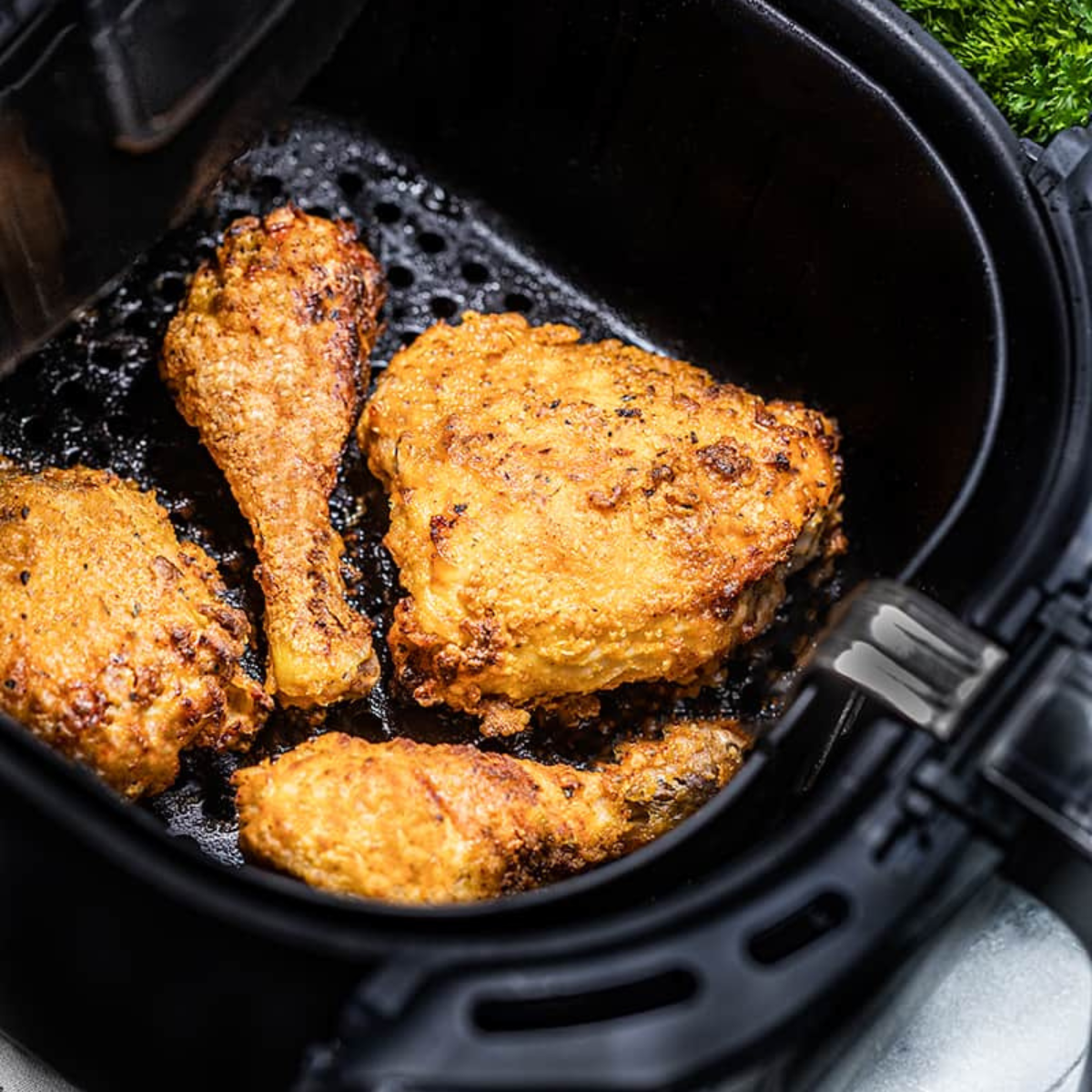 Decorative thumbnail preview image of Air Fryer Fried Chicken.